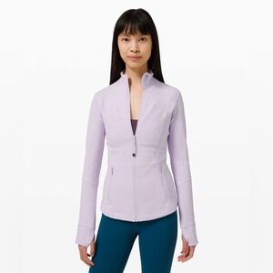 RARE Lavender Dew LULULEMON Luon Define Full Zip Jacket Performance Sportif 10